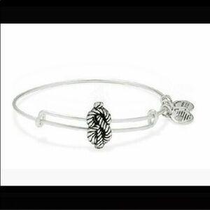 Alex and Ani Sailor's Knot Slider Bangle in Silver